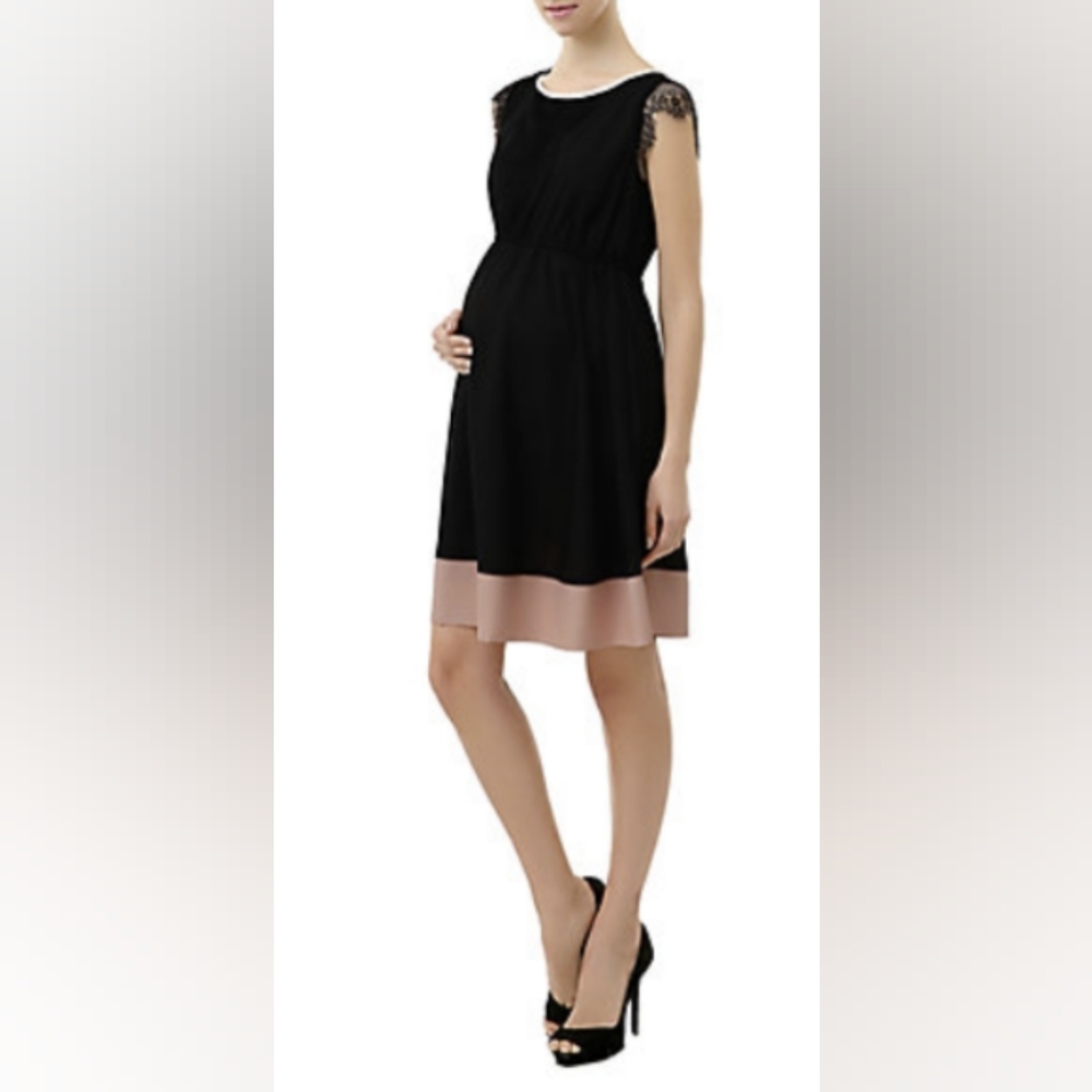2/$30 Kimi and Kai Glow and Grow Lace Maternity Dress